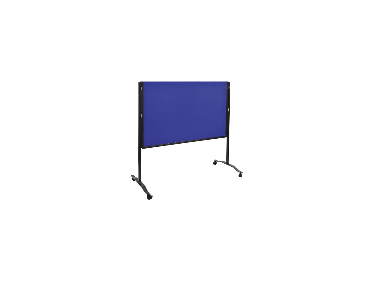 Legamaster Moderationswand 7-205410 120x150cm klappbar Filz marineblau