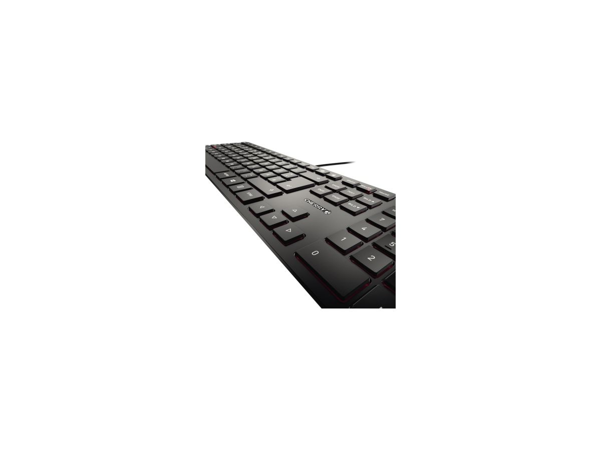 CHERRY Tastatur KC 6000 SLIM JK-1600DE-2 schwarz