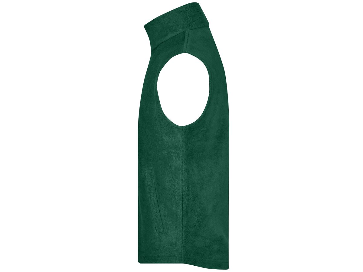 JN Fleece Vest JN045 100%PES, dark-green, Größe S