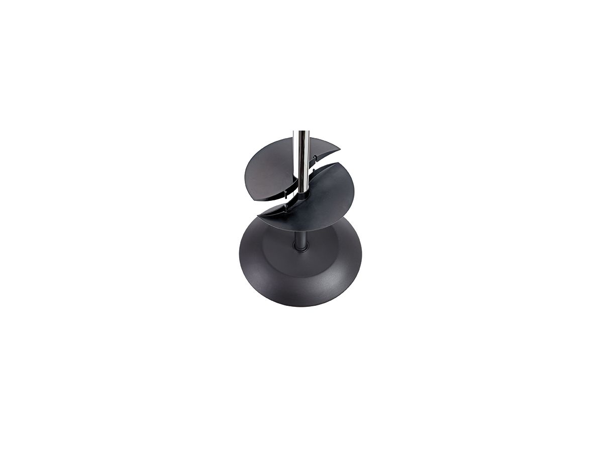 ALBA Garderobenständer Chromy 9403890 180cm Stahl chrom/schwarz