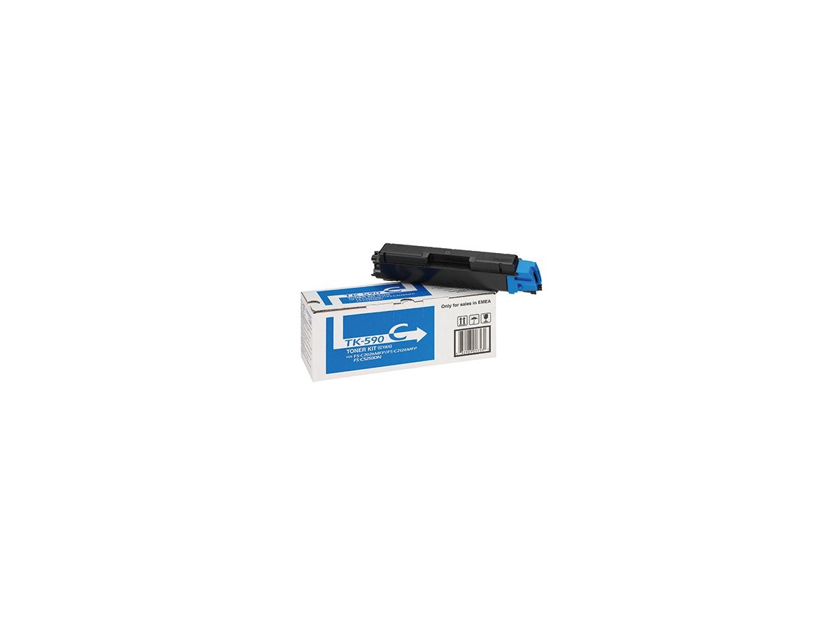 KYOCERA Toner TK590C 1T02KVCNL0 5.000Seiten cyan