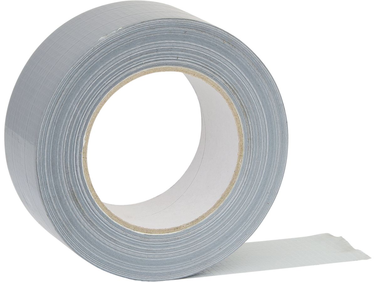 KS TOOLS Gewebe-Klebeband 50mm x 50m, silber