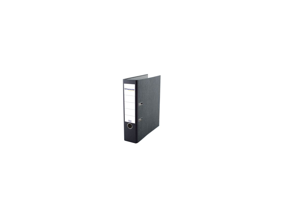 Soennecken Ordner 3326 DIN A4 80mm Pappe schwarz