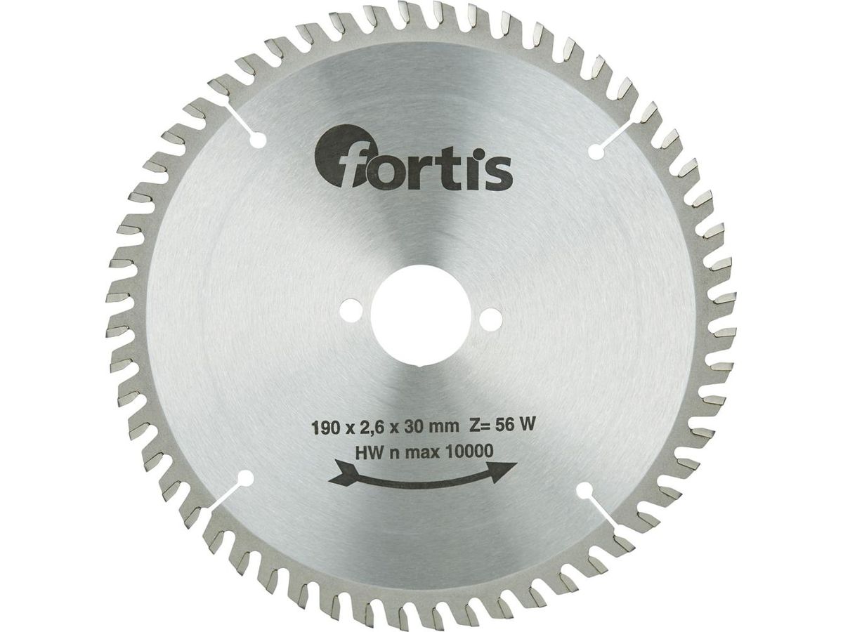 HW-Kreissägebl. 190x2,8 x30mm Z56W         Fortis