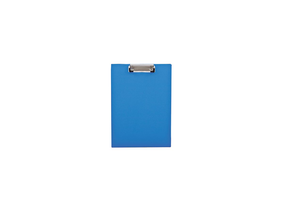 Klemmbrett 23,6x32,1cm Klemme silber Polypropylen blau