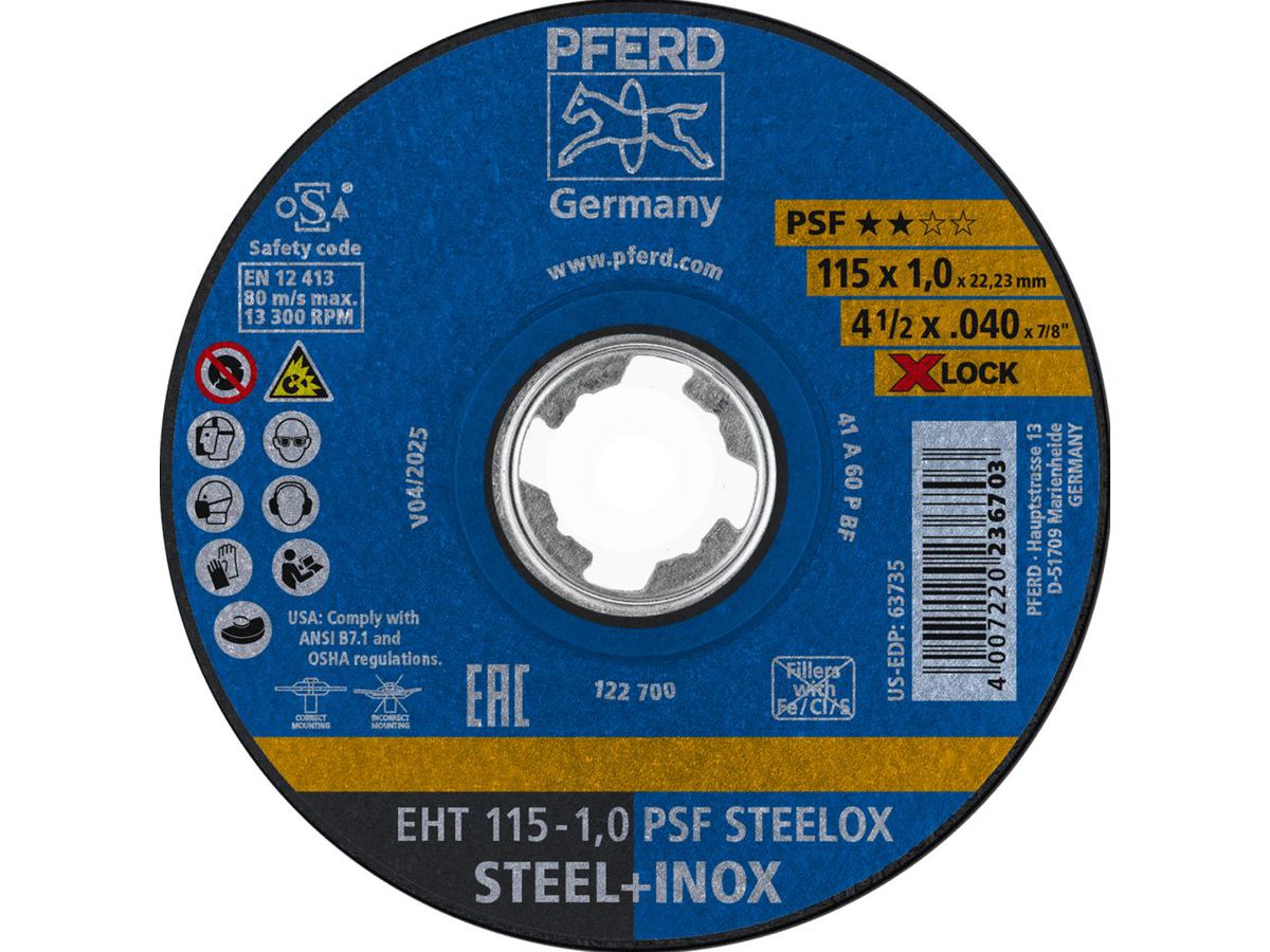 PFERD Trennscheibe PSF X-LOCK