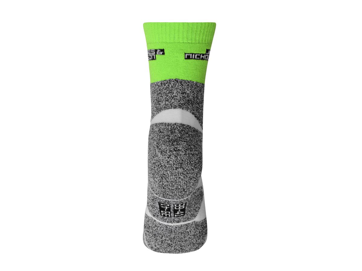 JN Sport Socks JN215 bright-green/white, Größe 39-41