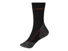 JN Worker Socks Warm JN213 black/red, Größe 39-41