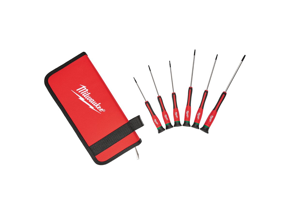 MILWAUKEE Feinschraubendreher Set 6teilig TX