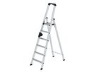 MUNK Aluminium-Stehleiter eins. begehbar, 3,50m Ah, 1x6 Stufen