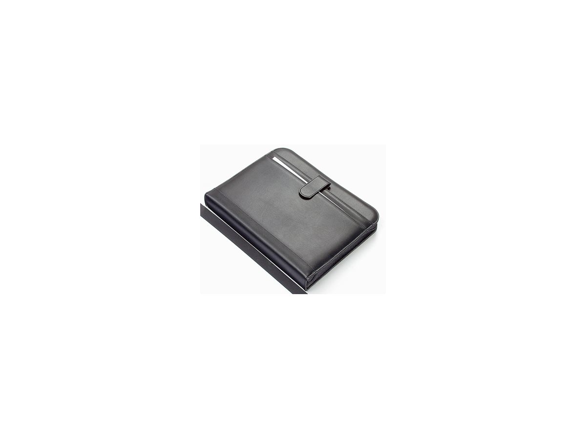 Alassio Schreibmappe RICCIONE 30040 28,5x35,7x4,5cm Lederimitat schwarz