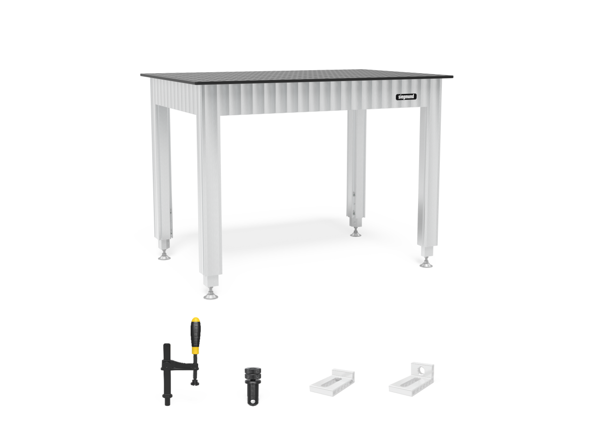 SIEGMUND Werkbank WS161208.1 1200x800mm, Stahl inkl. Zubehör