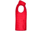 JN Men's Padded Vest JN1136 red, Größe 3XL