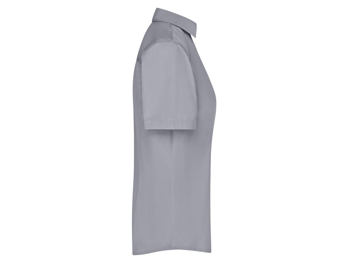 JN Ladies Shortsleeve Shirt JN643 50% BW, 50% Polyester, Gr. XS, steel