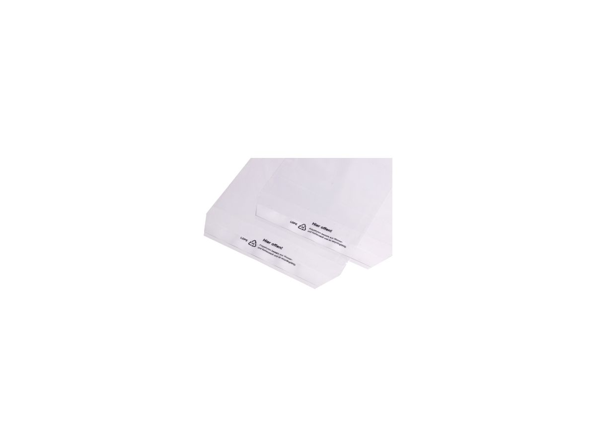 Versandtasche C4  0,07mm Polyethylen tr 100 St./Pack.