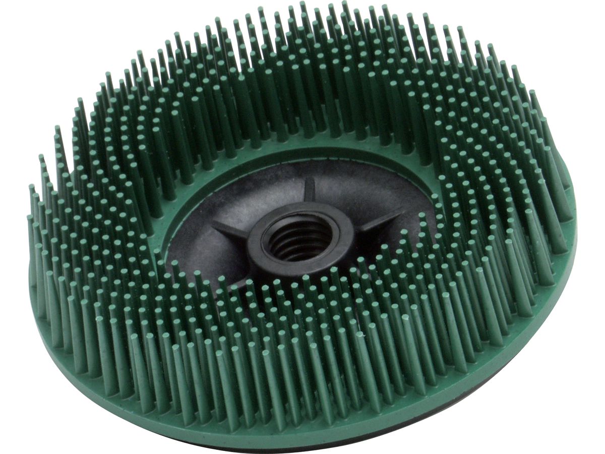 Bristle disc with M14 115 mm, P 50, green 3M