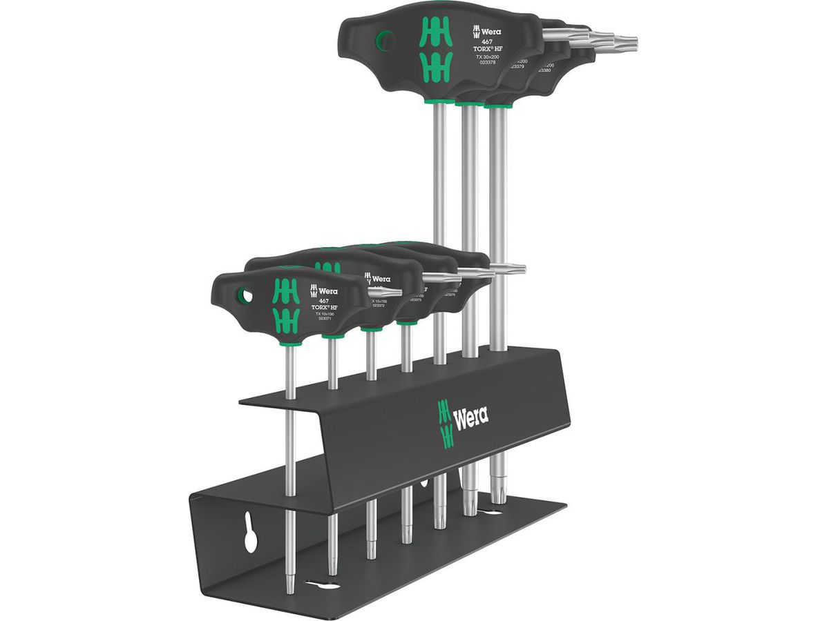 WERA 467/7 TORX® HF Set 2 Schraubendrehersatz Quergriff TORX®