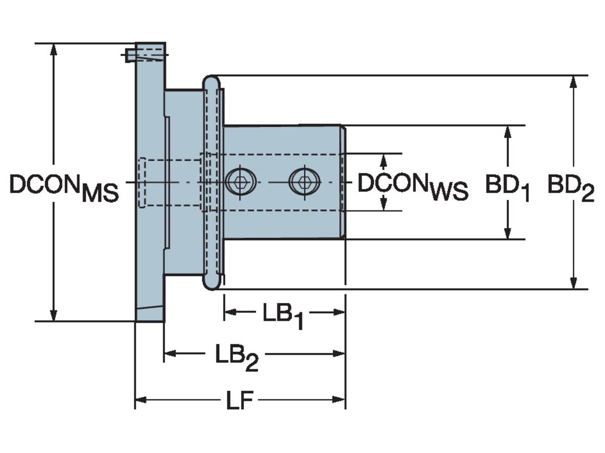 COROMANT SPANNHUELSEN F. BOHRERADAPTER