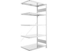 META S3 Clip Anbauregal MS230-II, 2000x1000x600 mit 5 Böden