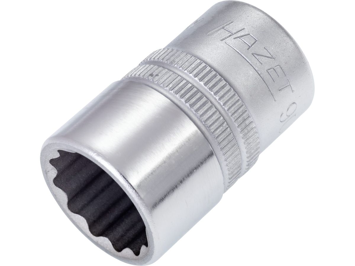 Socket wrench insert 1/2" 17mm bi-hex DIN3124