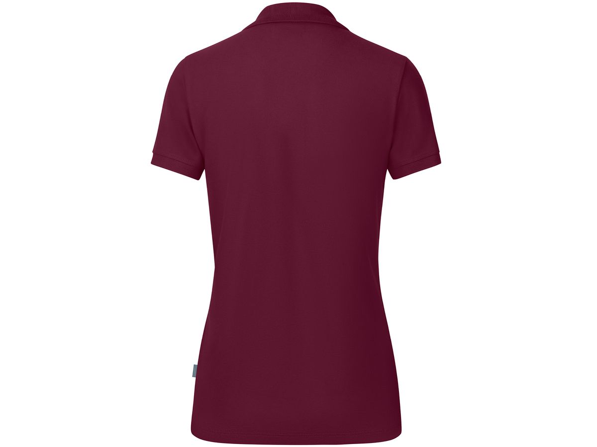 JAKO Polo Organic Damen C6320, Gr. 40 maroon