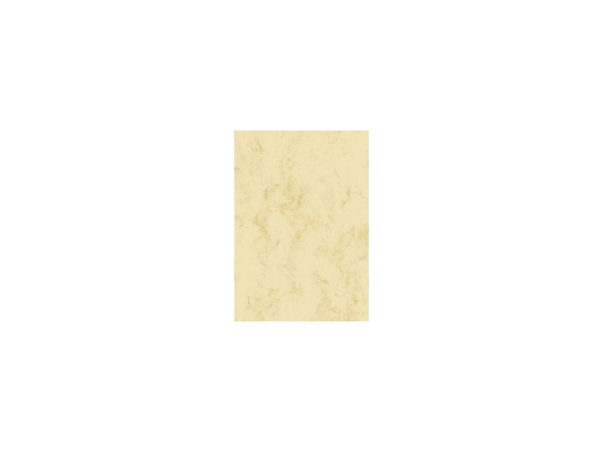 Sigel Marmorpapier DP372 DIN A4 90g beige 100 Bl./Pack.