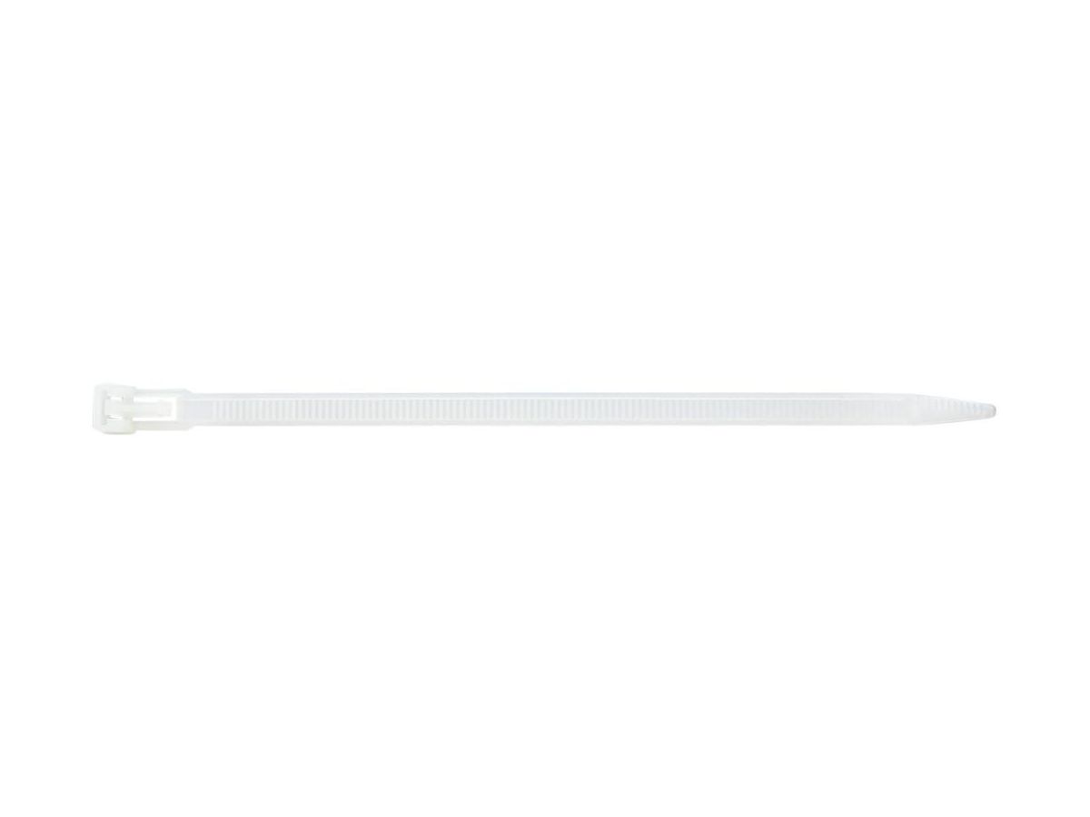 SAPISELCO Kabelbinder Nylon lösbar natur, 100 Stück, 360x7,5mm