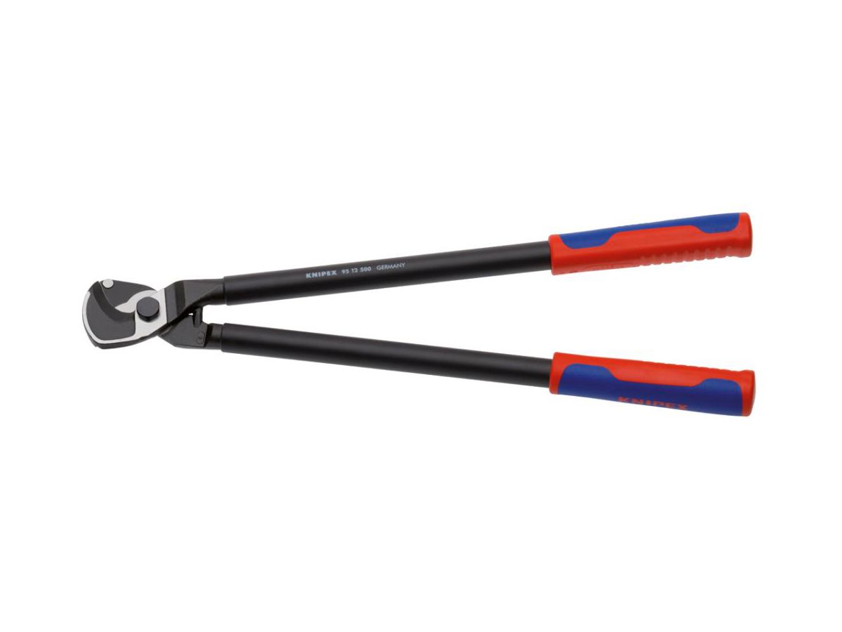 Cable shears 500mm w. PVC grip Knipex