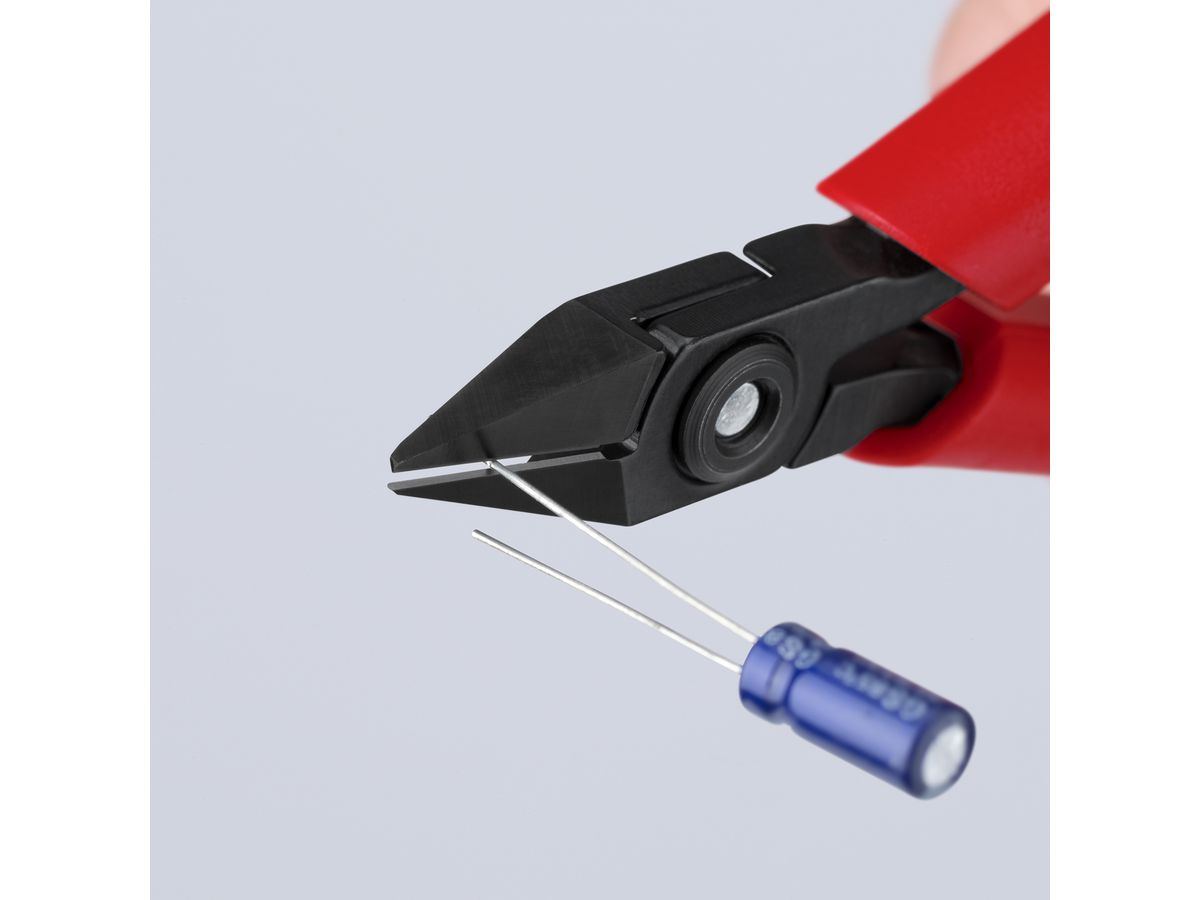 KNIPEX 75 22 125 Elektronik- Seitenschneider KST-Hüllen brün. 125 mm