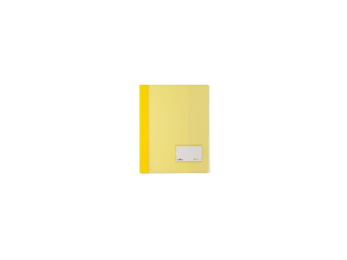 DURABLE Schnellhefter DURALUX 268004 DIN A4 Hartfolie gelb