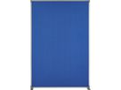 Raumteiler Textil m. T-Fuss, Filz blau 1250x1800x500mm