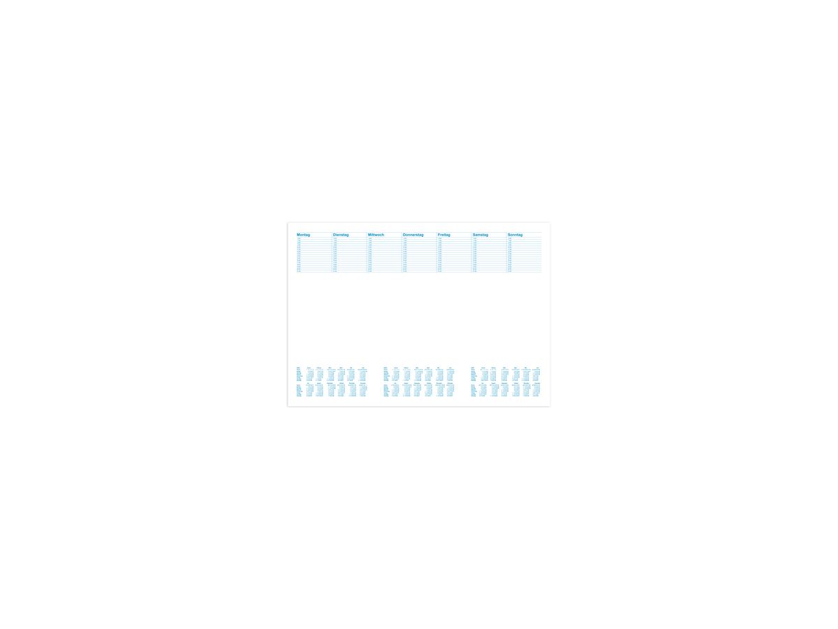 RNK Schreibunterlage Office 46633 480x330mm 30Blatt blanko/Kalender