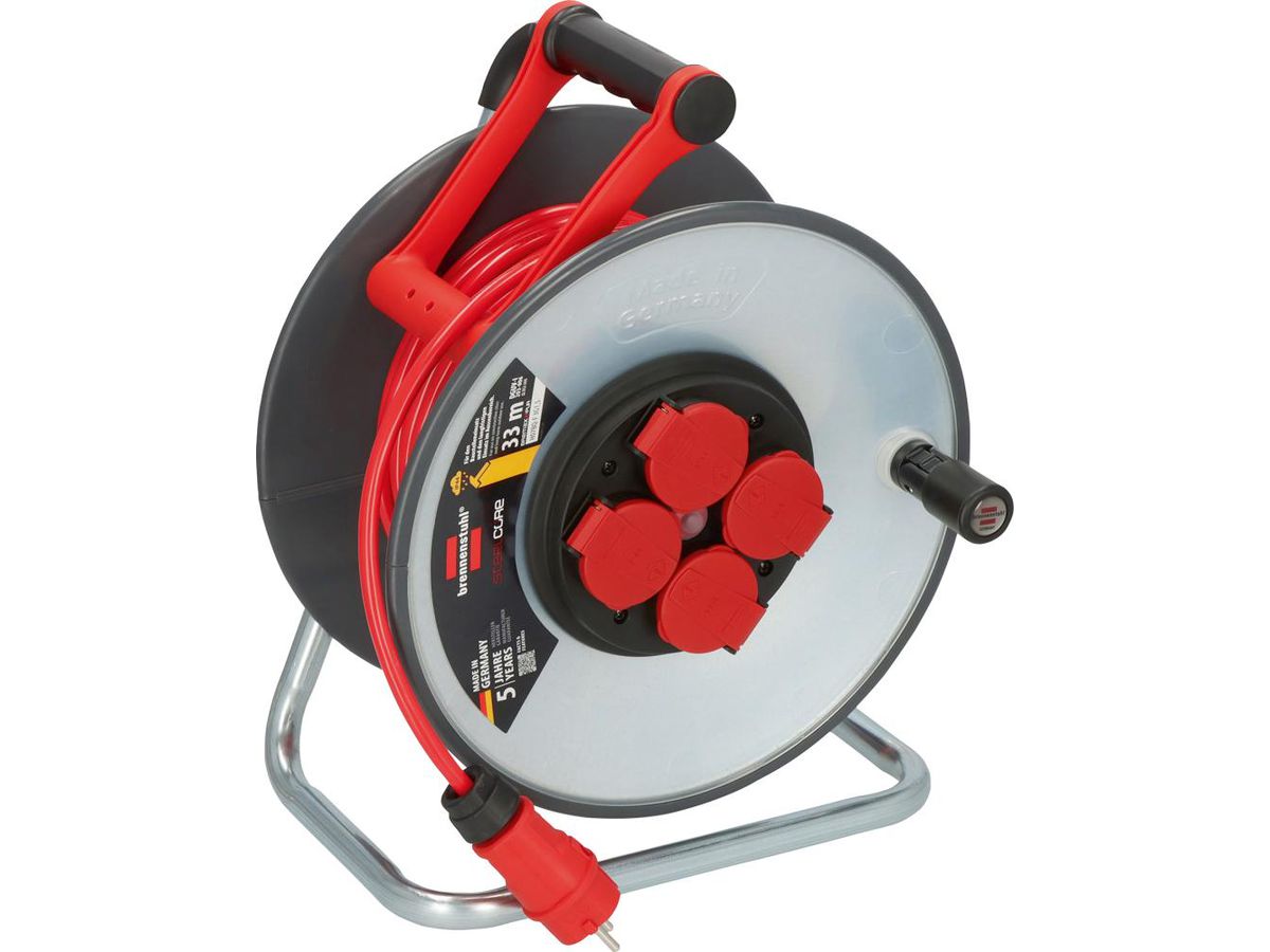 Brennenstuhl Kabeltrommel Stahlkern H07BQ-F3G1,5 33m professional