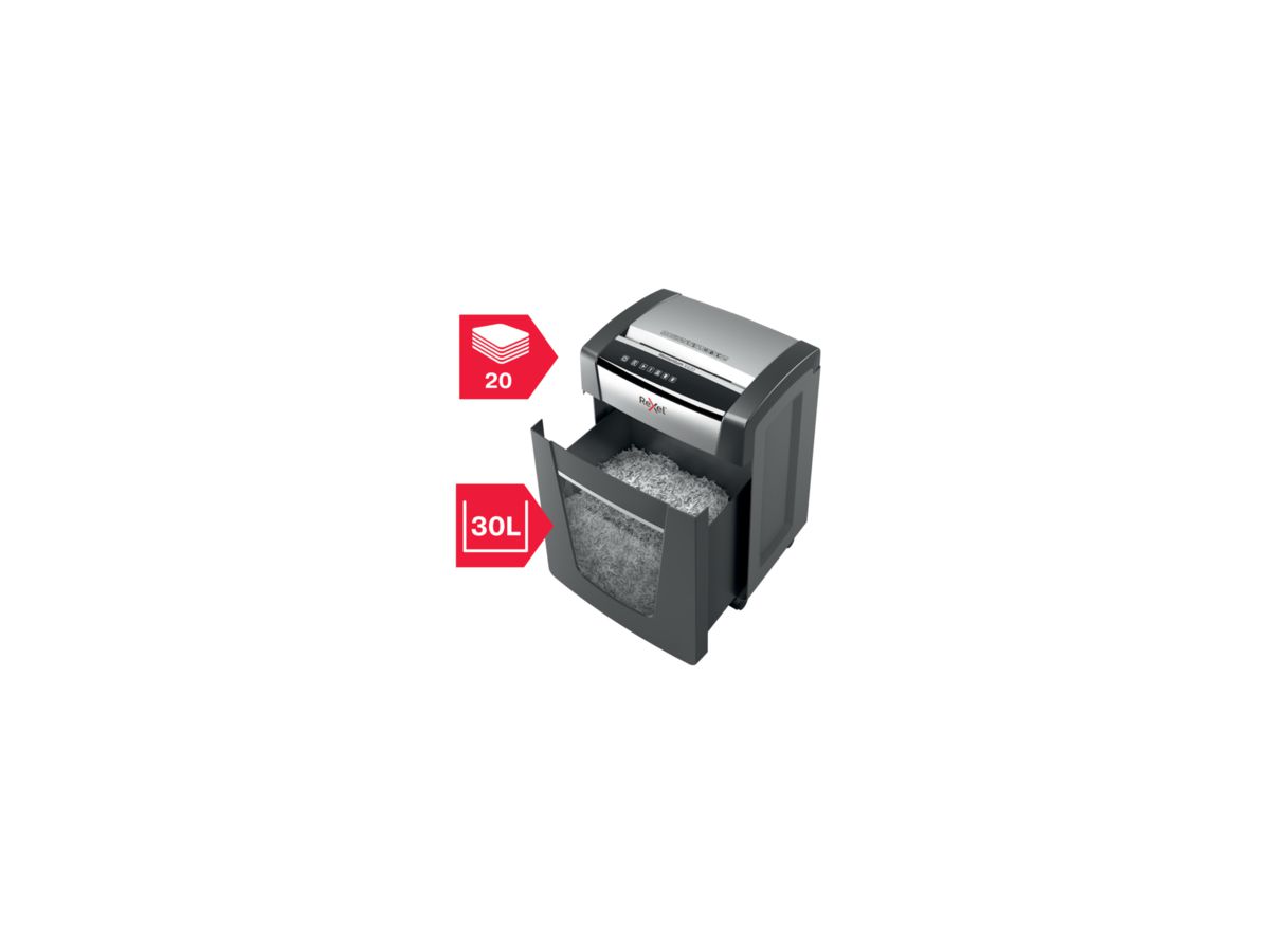 Rexel Momentum Aktenvernichter X420 2104578EU Partikelschnitt P-4 20Bl