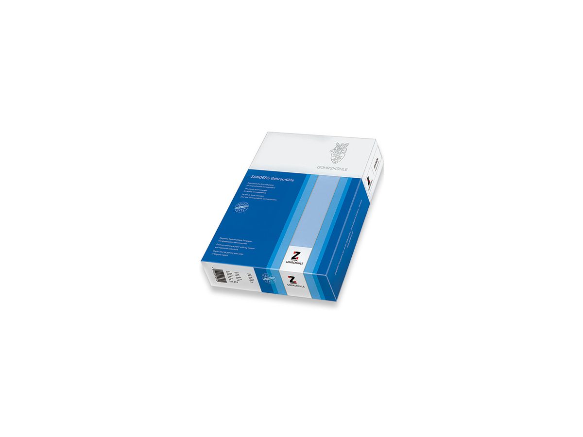 Zanders Briefpapier Gohrsmühle 88020103 DIN A4 weiß 500 Bl./Pack.