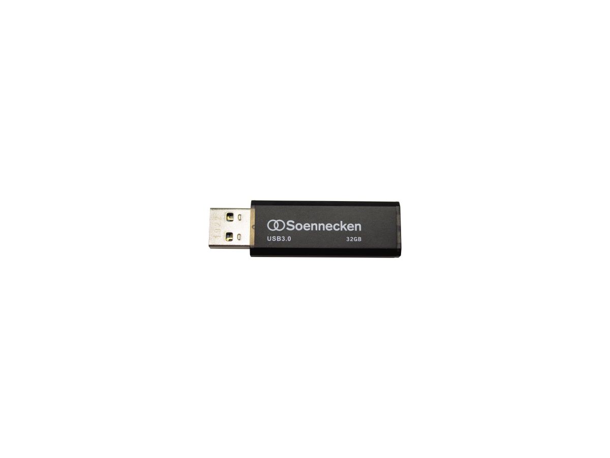 Soennecken USB-Stick 71618 3.0 32GB schwarz/silber