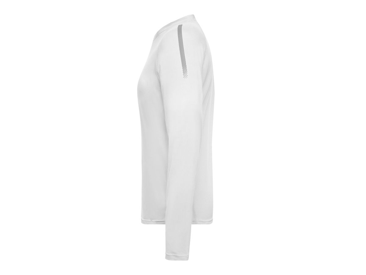 JN Damen Langarm Sportshirt JN521 white, Größe L