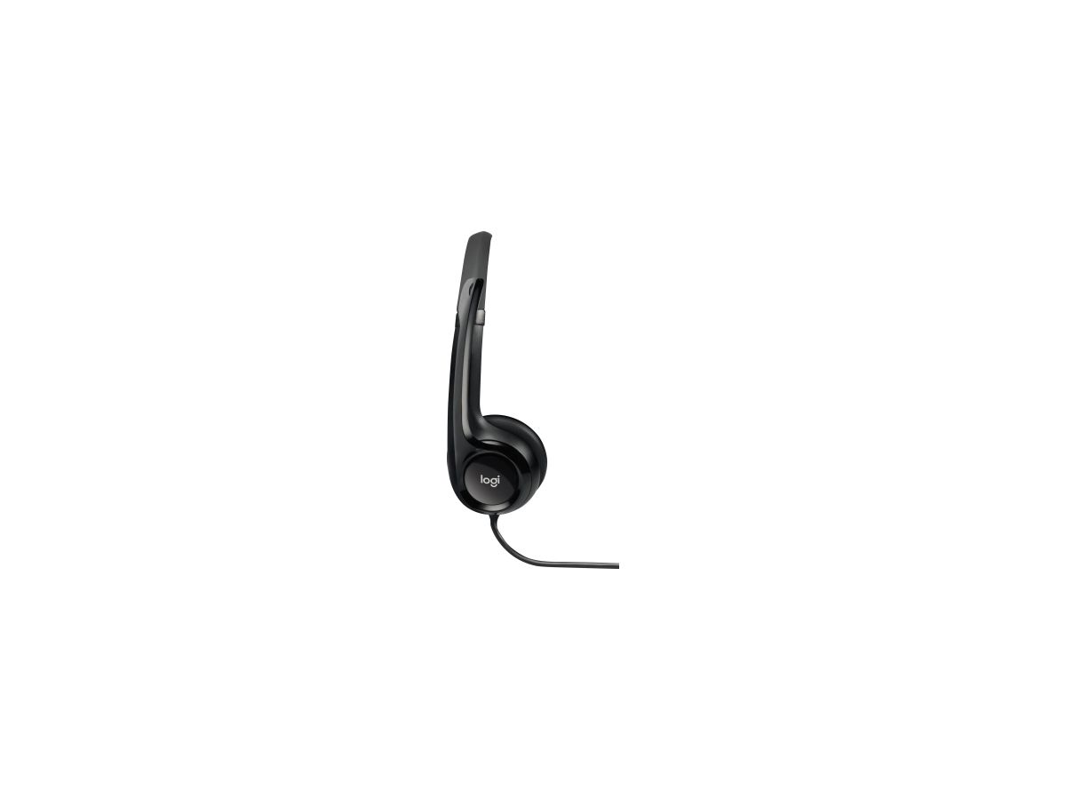 Logitech Headset 981-000406 H390 PC Stereo USB schwarz