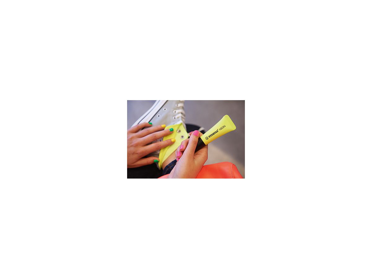 STABILO Textmarker NEON 72/4-1-5 2-5mm sortiert 4 St./Pack.