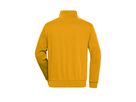 JN Workwear Half Zip Sweat JN831 70%BW/30%PES, gold-yellow, Größe XL
