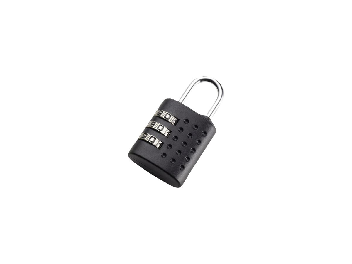 JSA Zahlenschloss 70553 3stellig Kunststoff/Metall schwarz