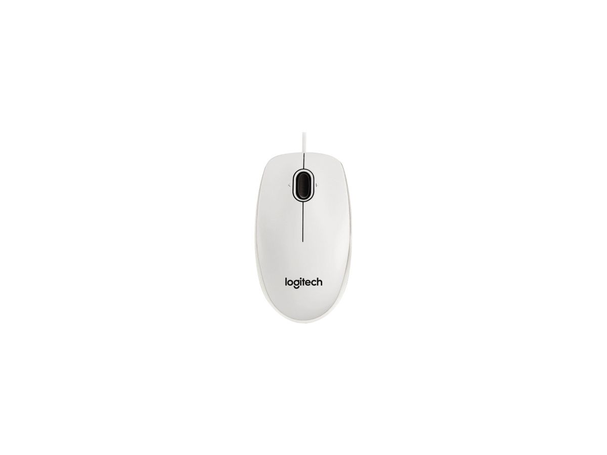 Logitech Optical Mouse B100 910-003360 USB weiß