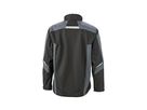 JN Workwear Softshell Jacket JN844 100%PES, black/carbon, Größe 5XL