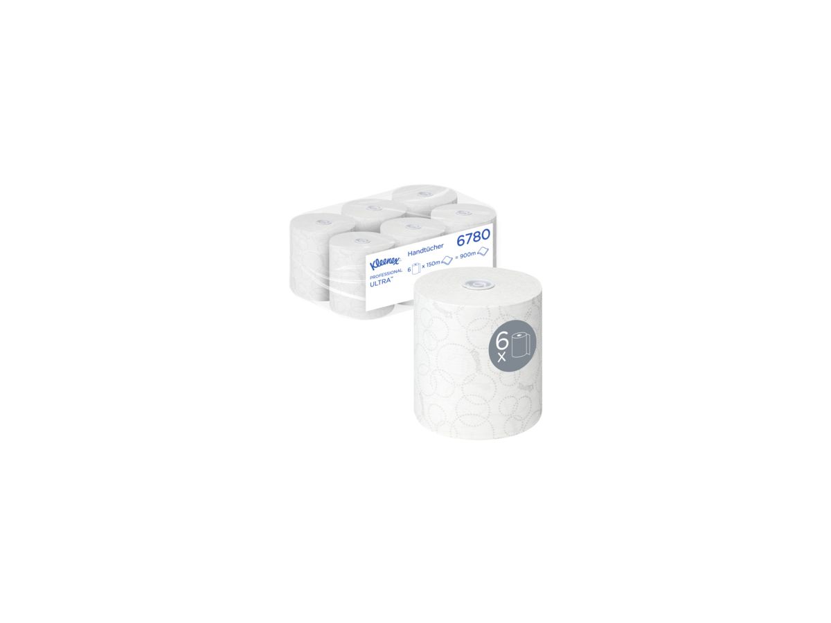 Kleenex Rollenhandtuch Ultra 6780 2lagig 150m AIRFLEX ws 6 St./Pack.