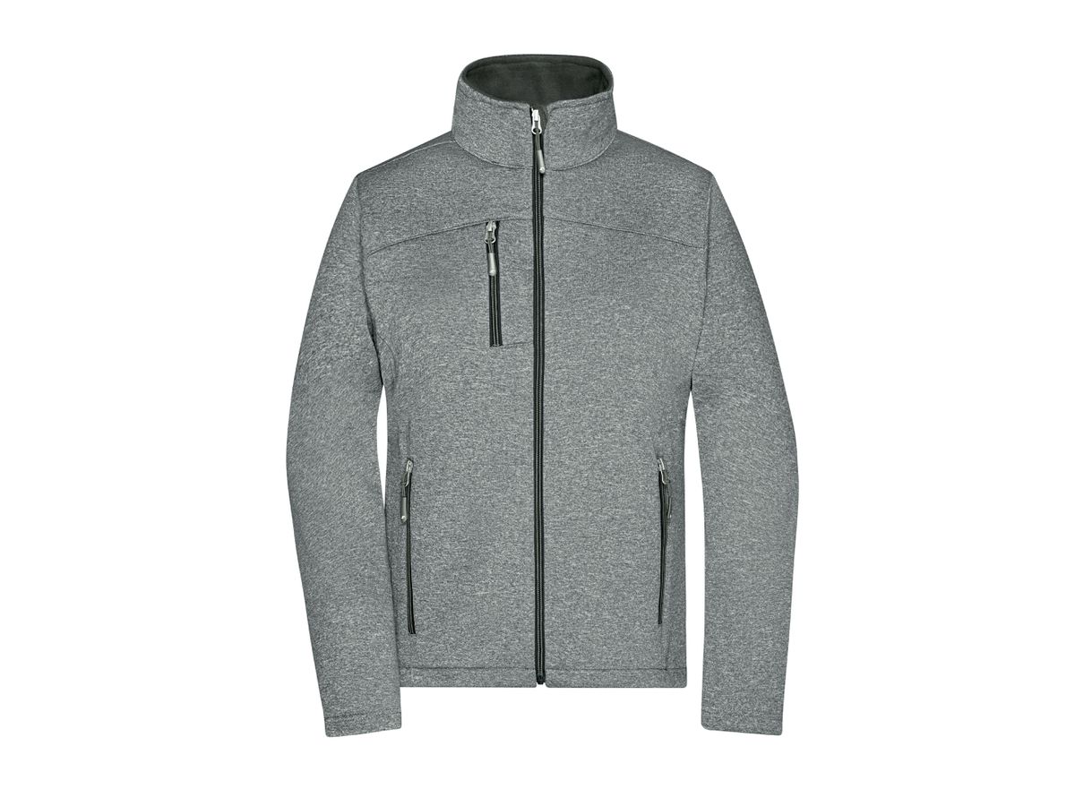 Ladies' Softshell Jacket JN1147 Fb. dark-melange/black, Gr. L