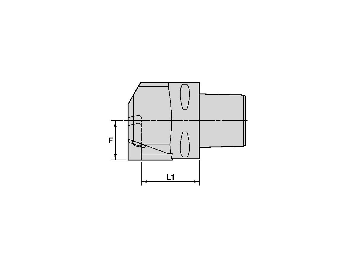 KENNAMETAL PSC40KGMER50C MODULAR KLEMMHALTER PSC40..