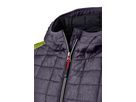Ladies' Knitted Hybrid Jacket JN771 Fb. kiwi-/anthracite-melange, Gr. L