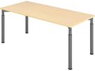 Schreibtisch 4-Fuß 1800x800 mm Ahorn