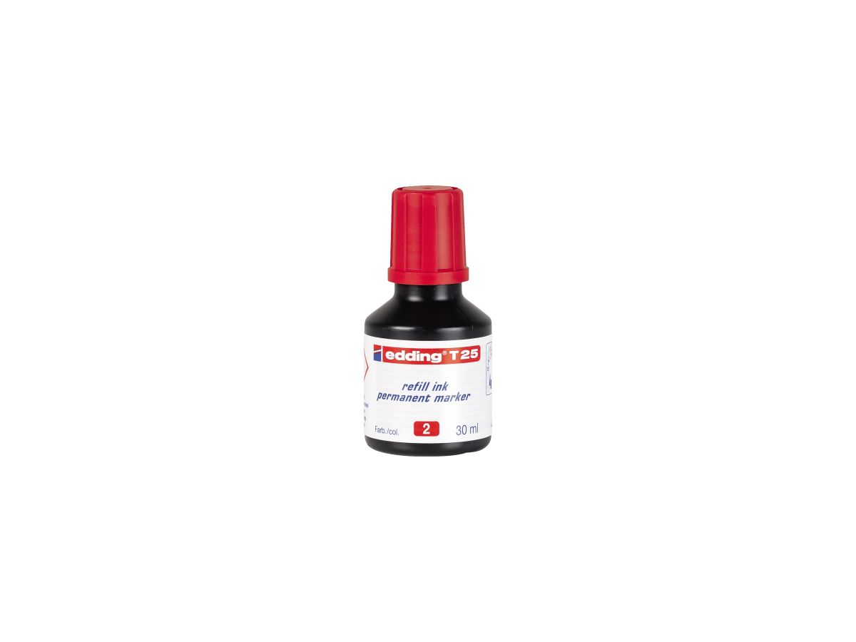 edding Nachfülltusche T 25 4-T25002 30ml geruchsarme Tusche rot