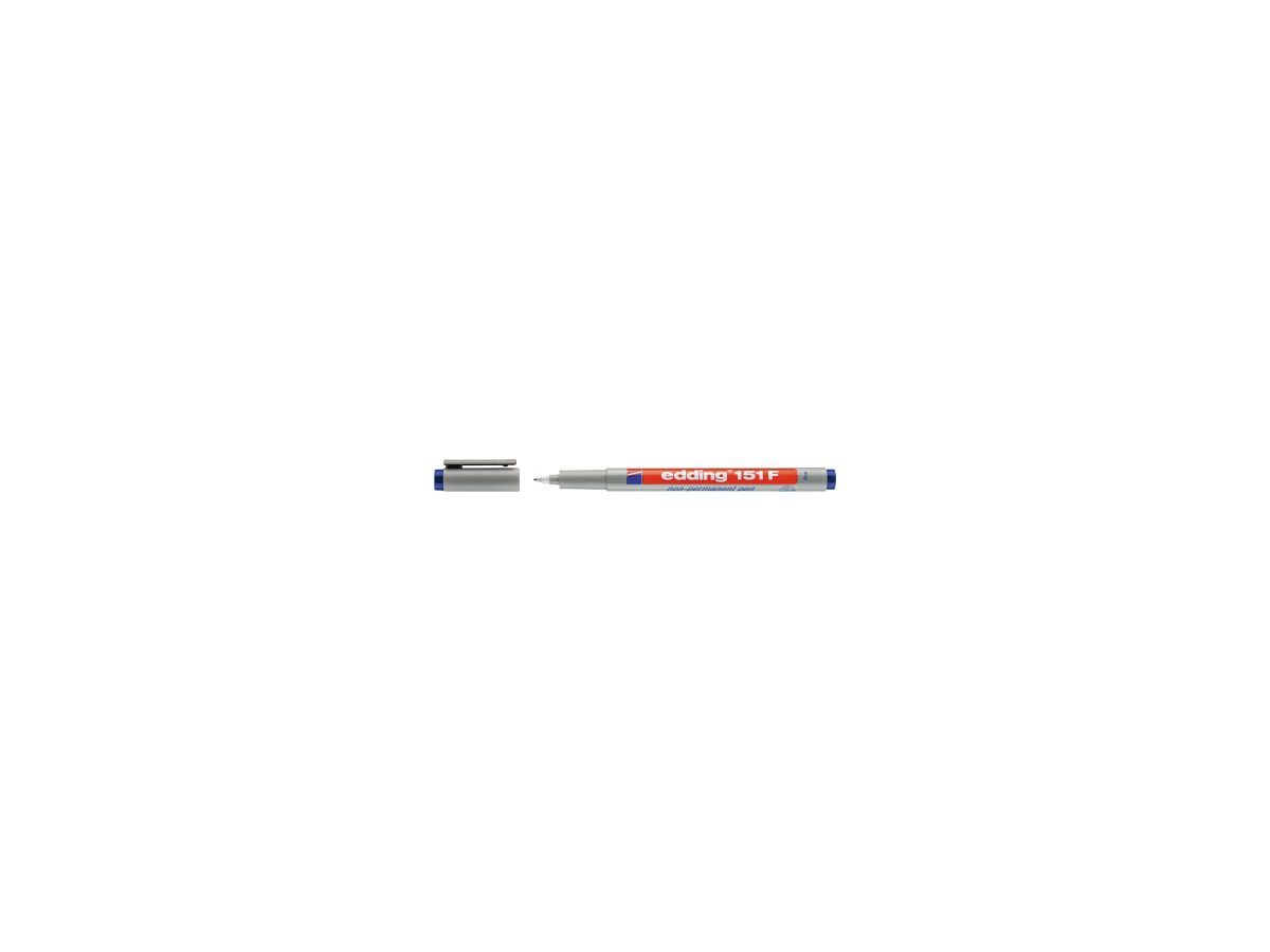 edding Folienschreiber 151 F 4-151003 non-permanent blau
